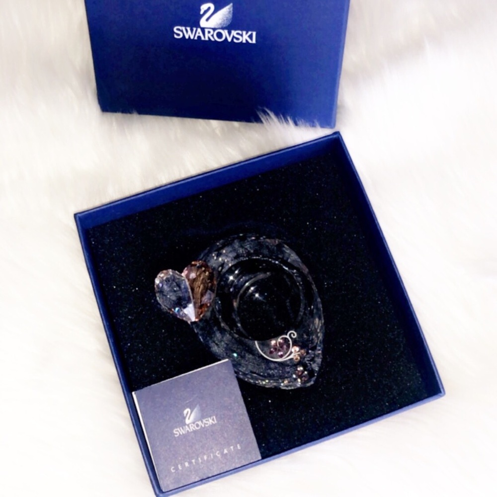AUTHENTIC SWAROVSKI Crystal Heart Candle Holder